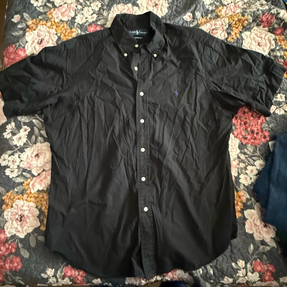Polo by Ralph Lauren Men's Black Shirt
